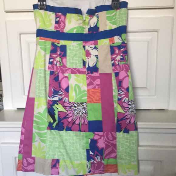 Lilly Pulitzer Size 2 Strapless dress - Picture 3 of 7